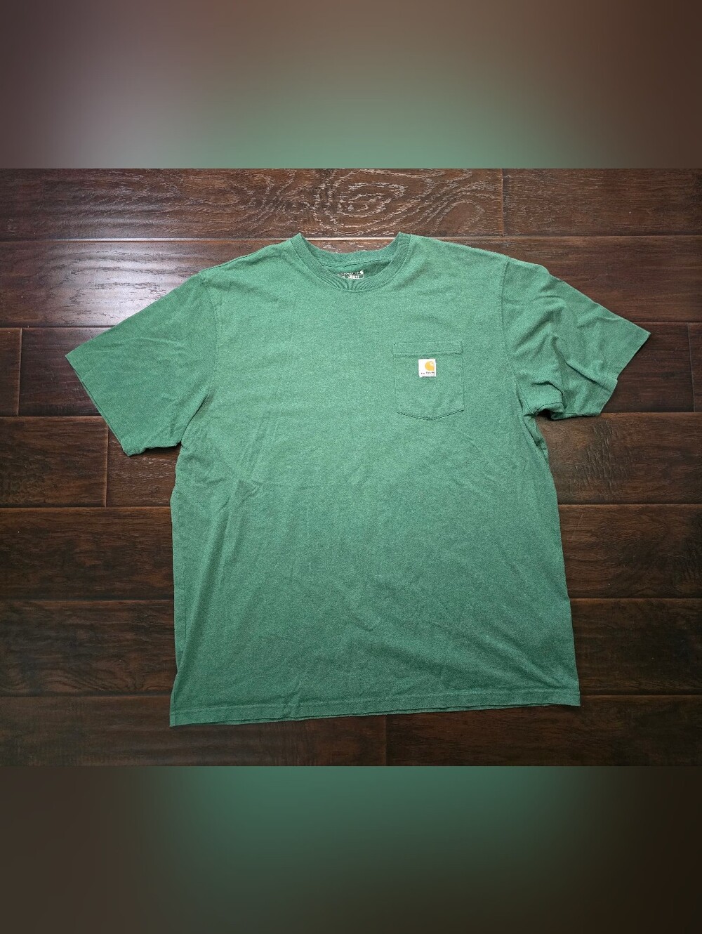 Carhartt Men's Loose Fit Green Pocket T-Shirt Tall 2XL